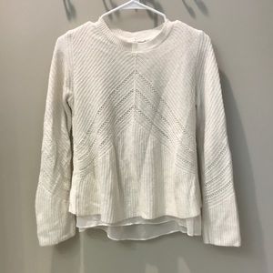 White lucky brand sweater